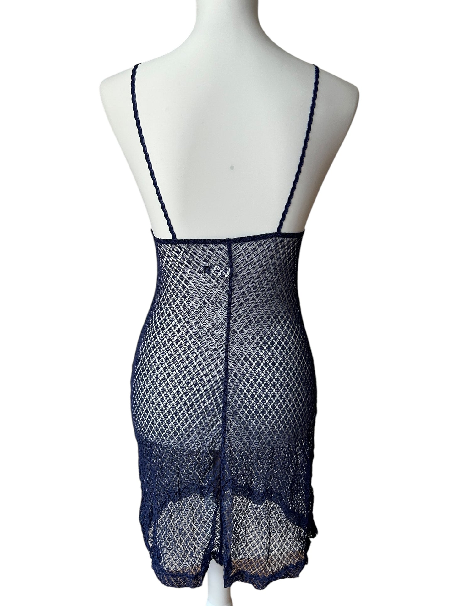 La Perla blue transparent slip dress / Xs