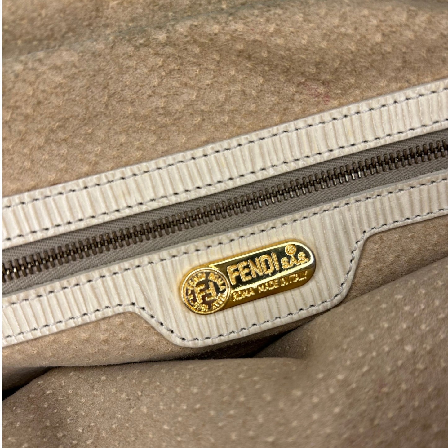 Vintage Fendi zucca mini handbag