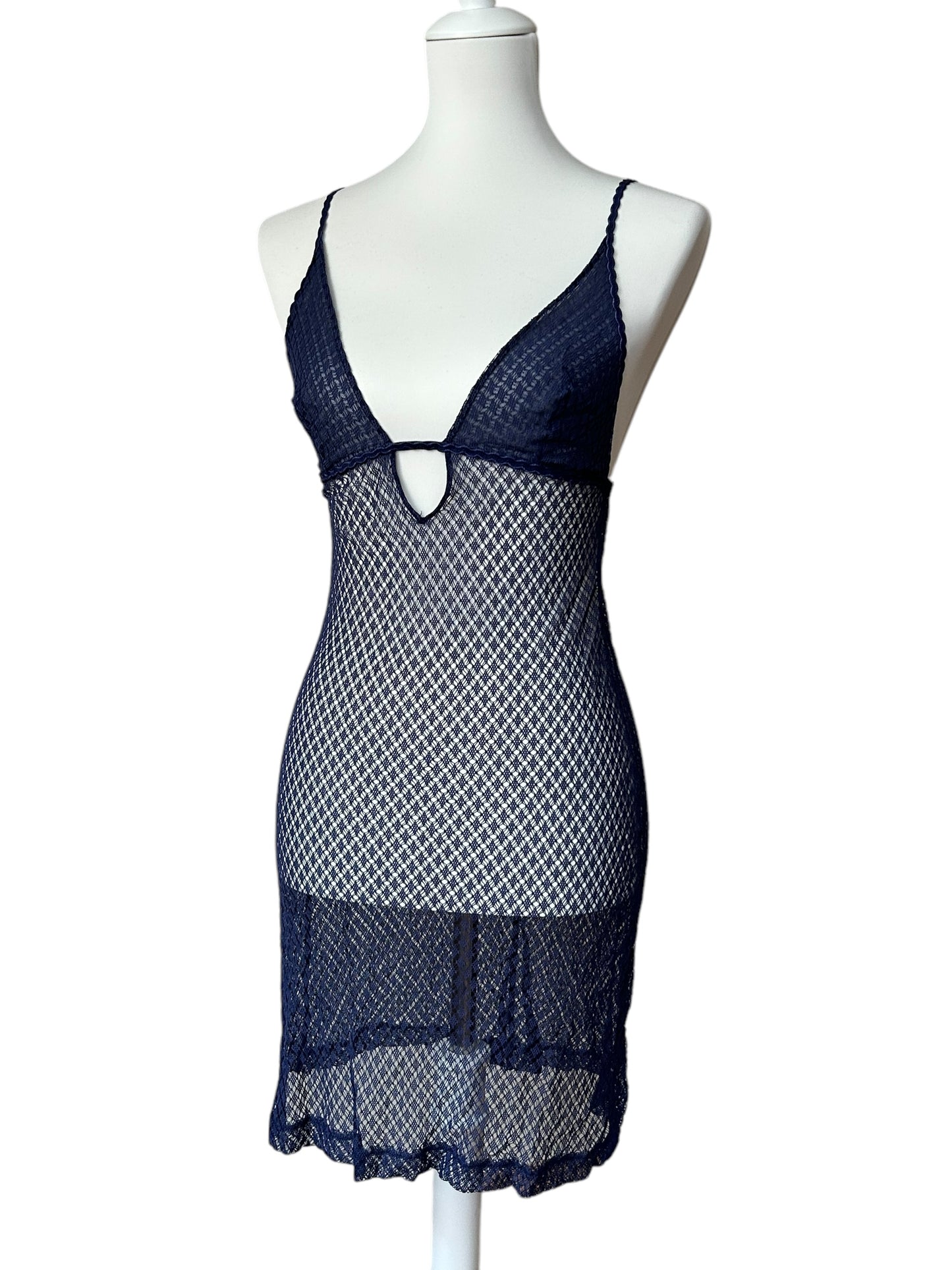 La Perla blue transparent slip dress / Xs